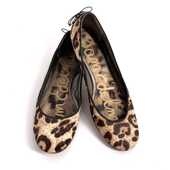 Sam Edelman Shoes - Sam Edelman Joya Calf Hair Leopard Ballet Flat